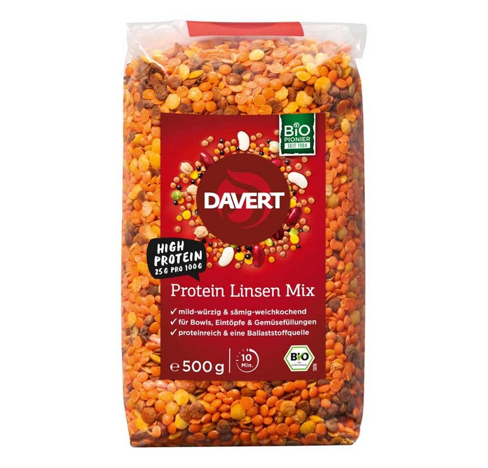 Davert Hülsenfrüchte Protein Linsen Mix 500g
