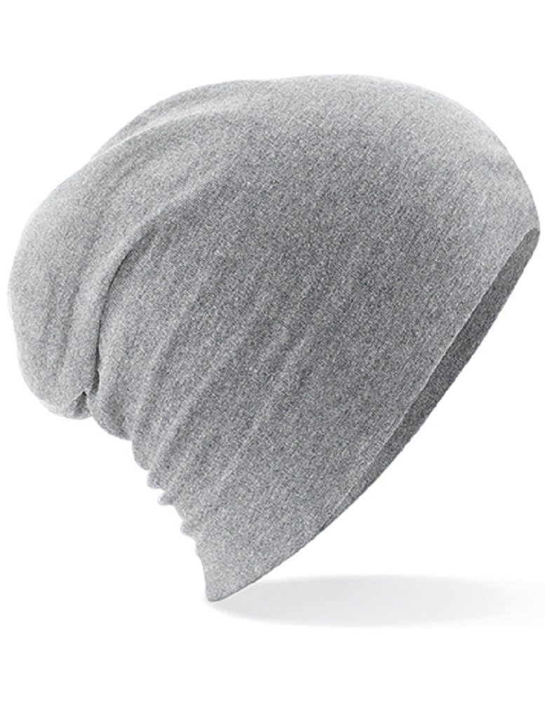 u. Beechfield® Jahreszeiten Jugendliche geeignet Beanie leichte Erwachsene grau alle für für Mütze Damen