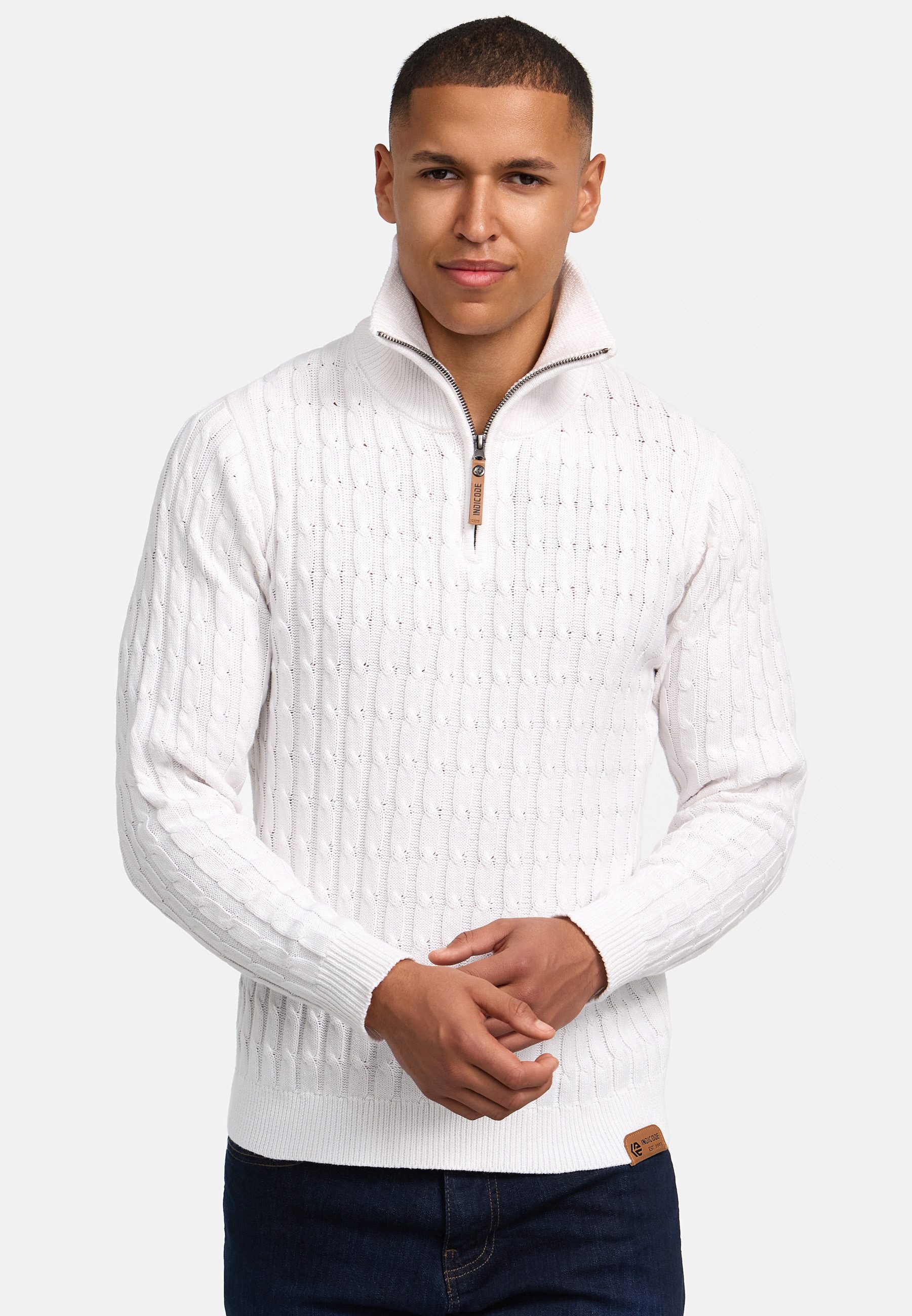 Indicode Strickpullover Herren INHector Pullover Herrenpullover