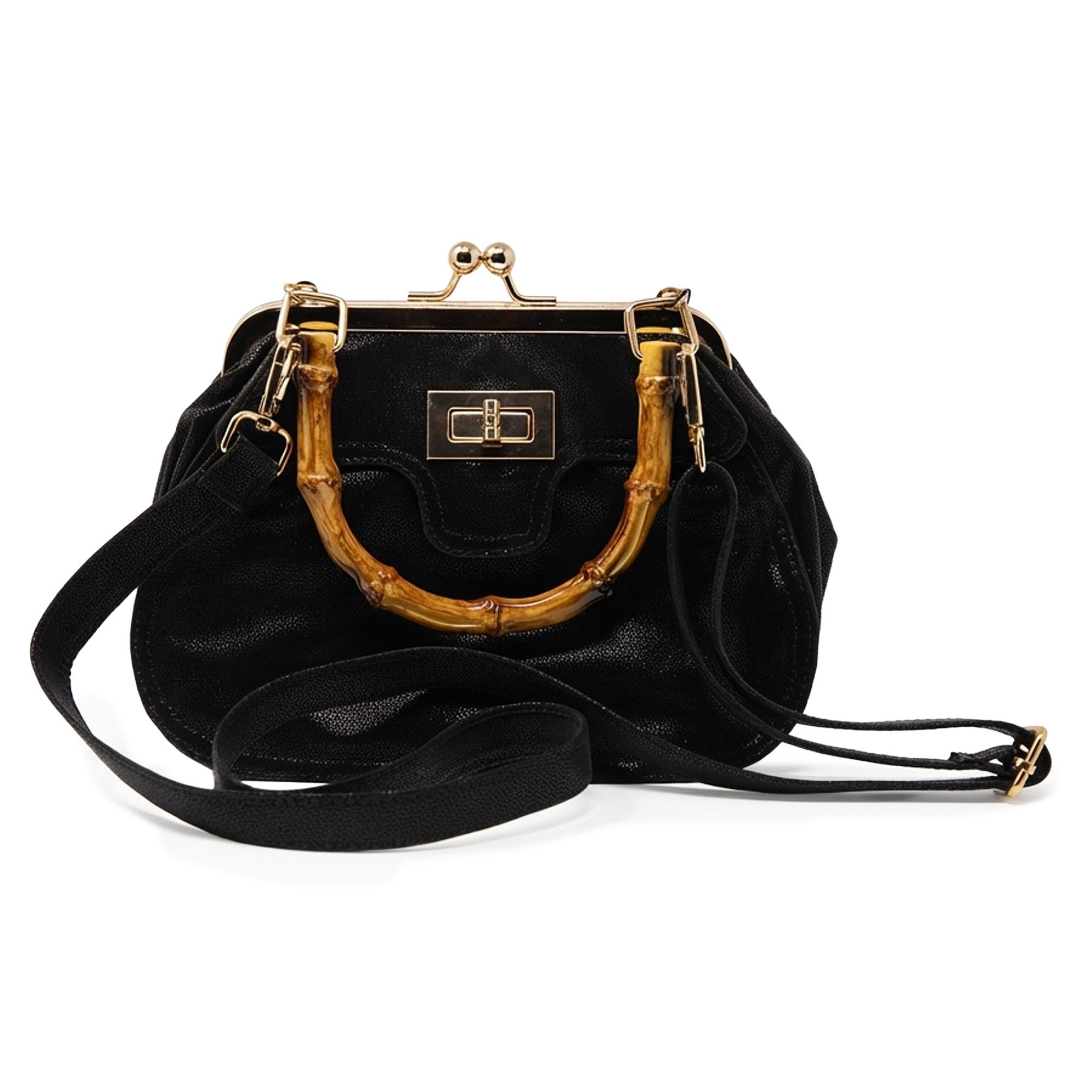 The Black Rose Handtasche The Black Rose Handtasche Vivienne für Damen, Schwarz, Crossbody
