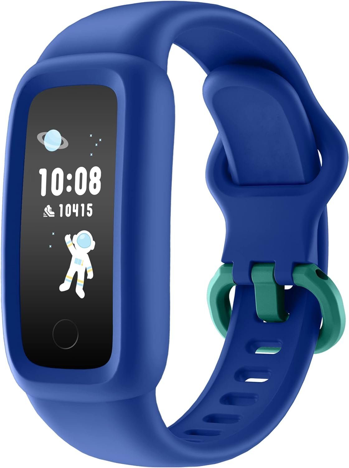 BIGGERFIVE Fitnessband (Android iOS), Aktivitätstracker Pulsuhr Tracker für Fitness Schrittzähler Kinder Uhr