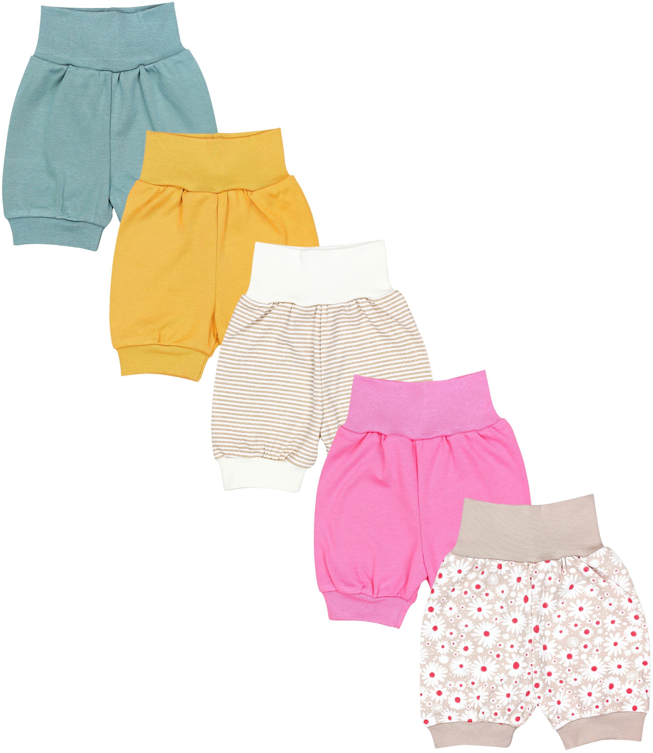 TupTam Pumphose TupTam Baby Mädchen Pumphose Sommershorts 5er Set