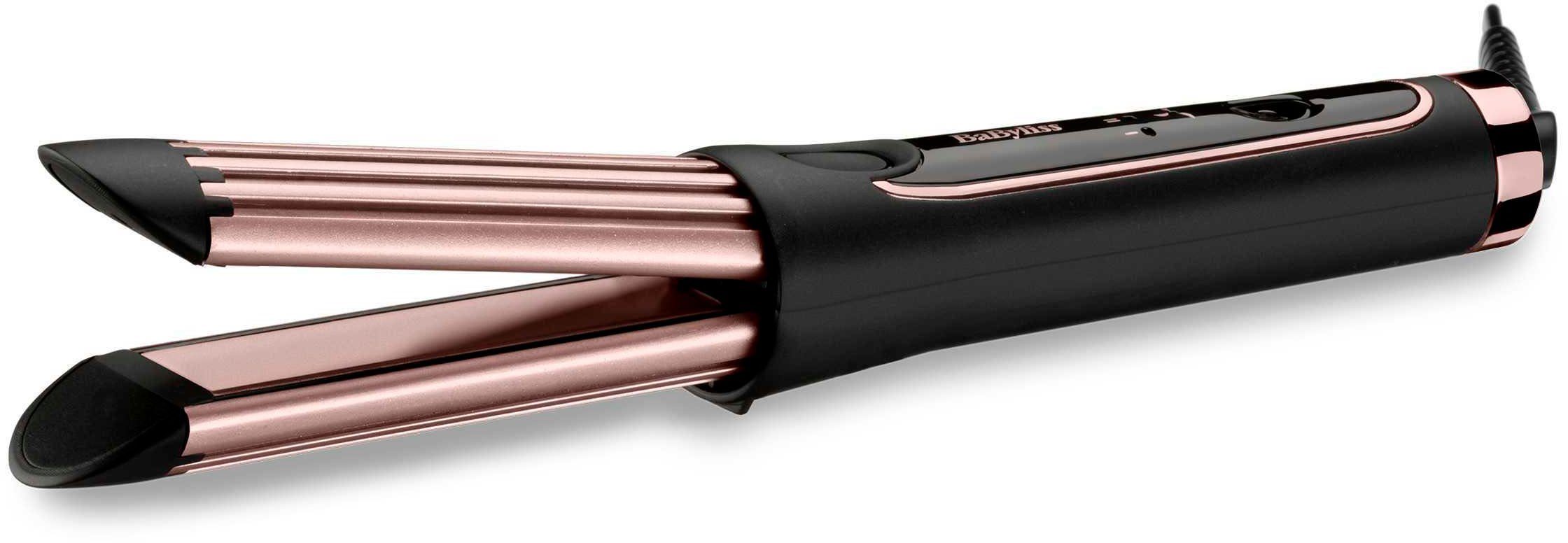 BaByliss Lockenstab C112E Curl Styler Luxe, Keramik-Beschichtung, mit Heiß-Kalt  Technologie, Gehäuse mit Kühlluft-Gebläse für sofortige Fixierung der Locke