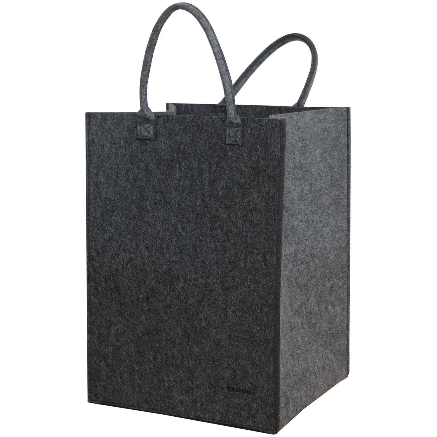 DuneDesign Wäschesack 100L XXL Wäschesammler Faltb.Wäschekorb 43x38x60cm Universal-Filz-Tasche St), (1 Filz