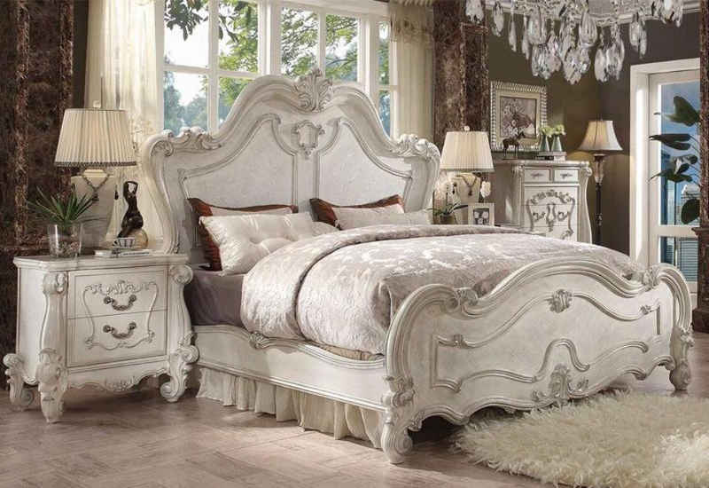 JVmoebel Bett, Bett Design Doppelbett Betten Luxus Klassiker Barock Chesterfield