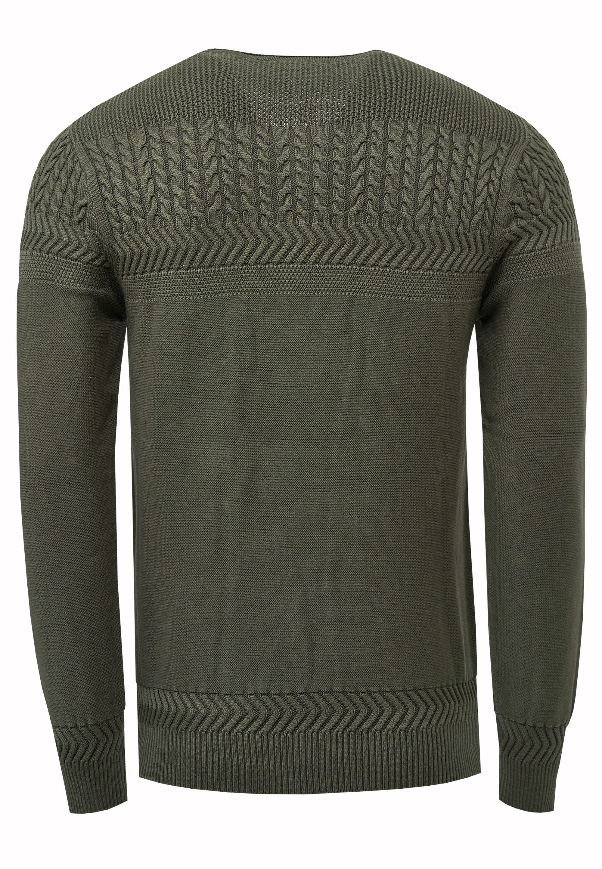 Rusty Neal Strickpullover mit aufwendigem Strickmuster