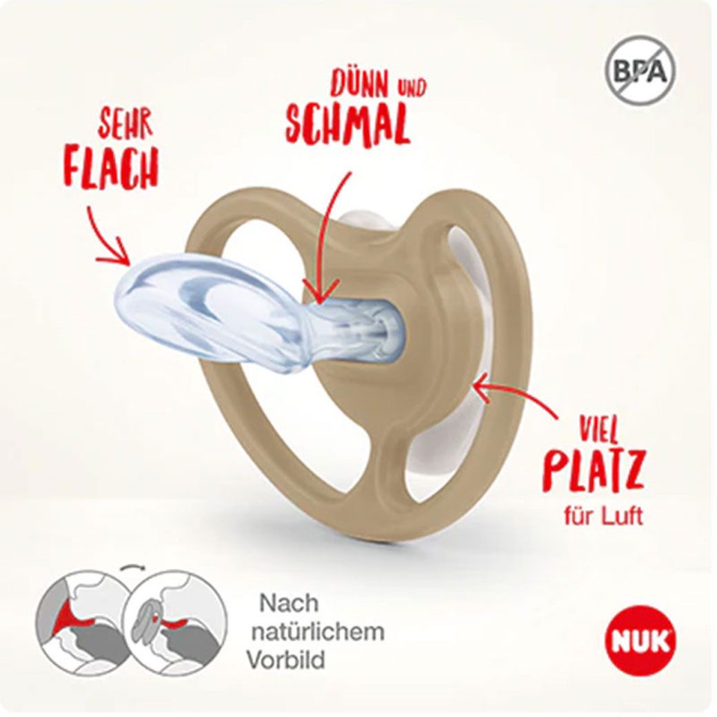NUK Schnuller NUK Babyschnuller Silikon mit extra Belüftung Vorteilset