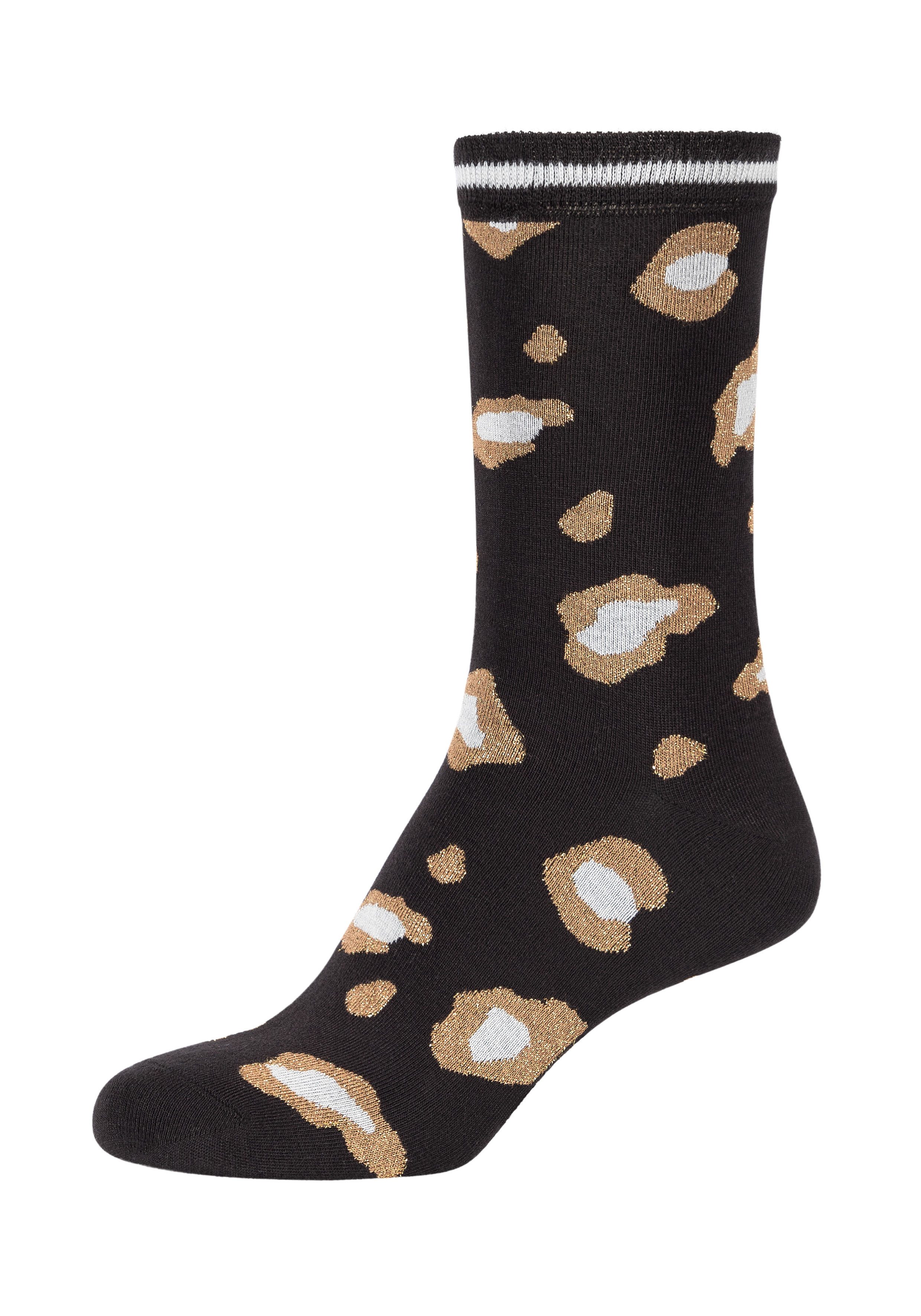 Camano Socken silky touch (4-Paar) mit elastischem Bund