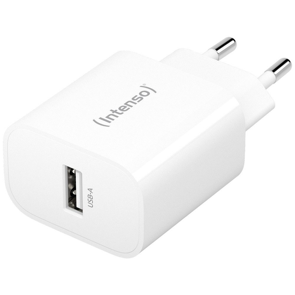 Intenso Intenso W5A USB Ladegerät 5 W 1x USB-A Weiß Innenbereich USB-Ladegerät (W5A)