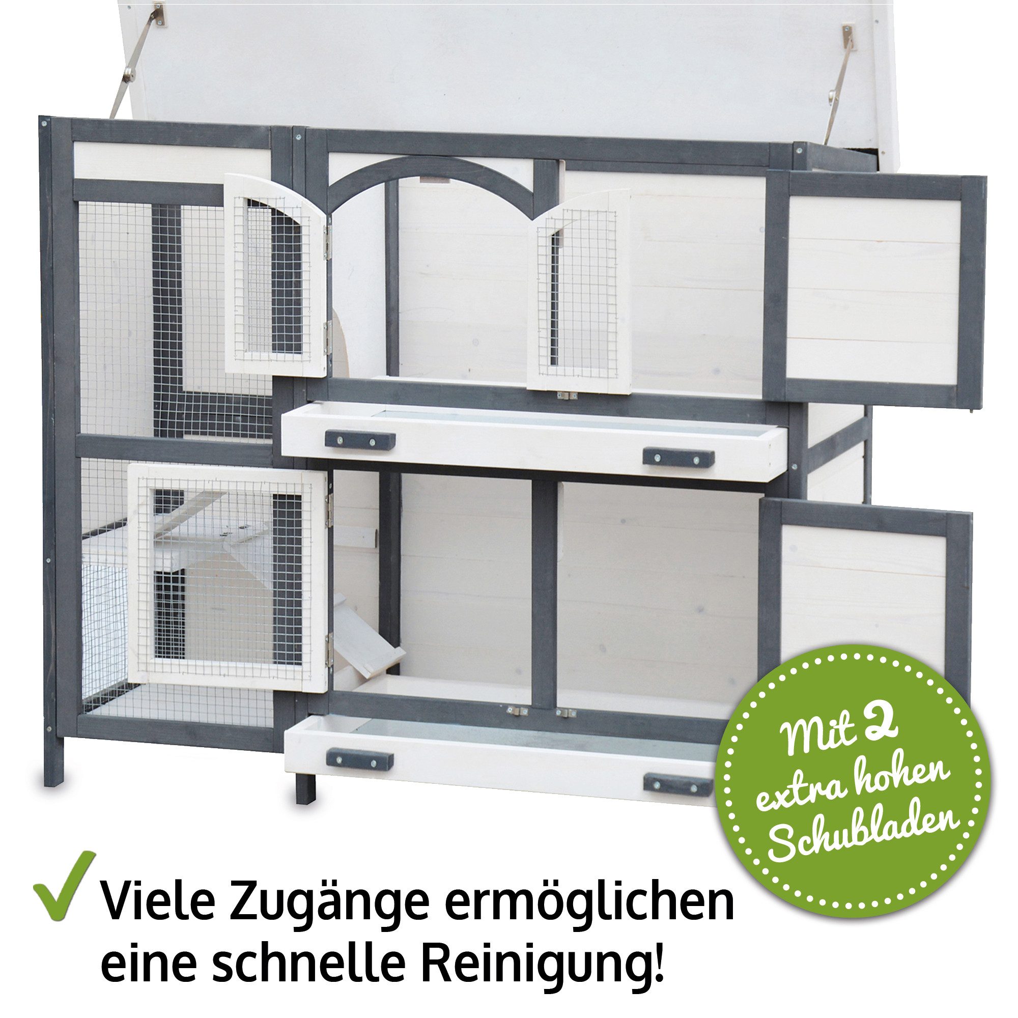 Zooprinz Kleintierstall Krümmel auf Holzfüßen 2 günstig online kaufen
