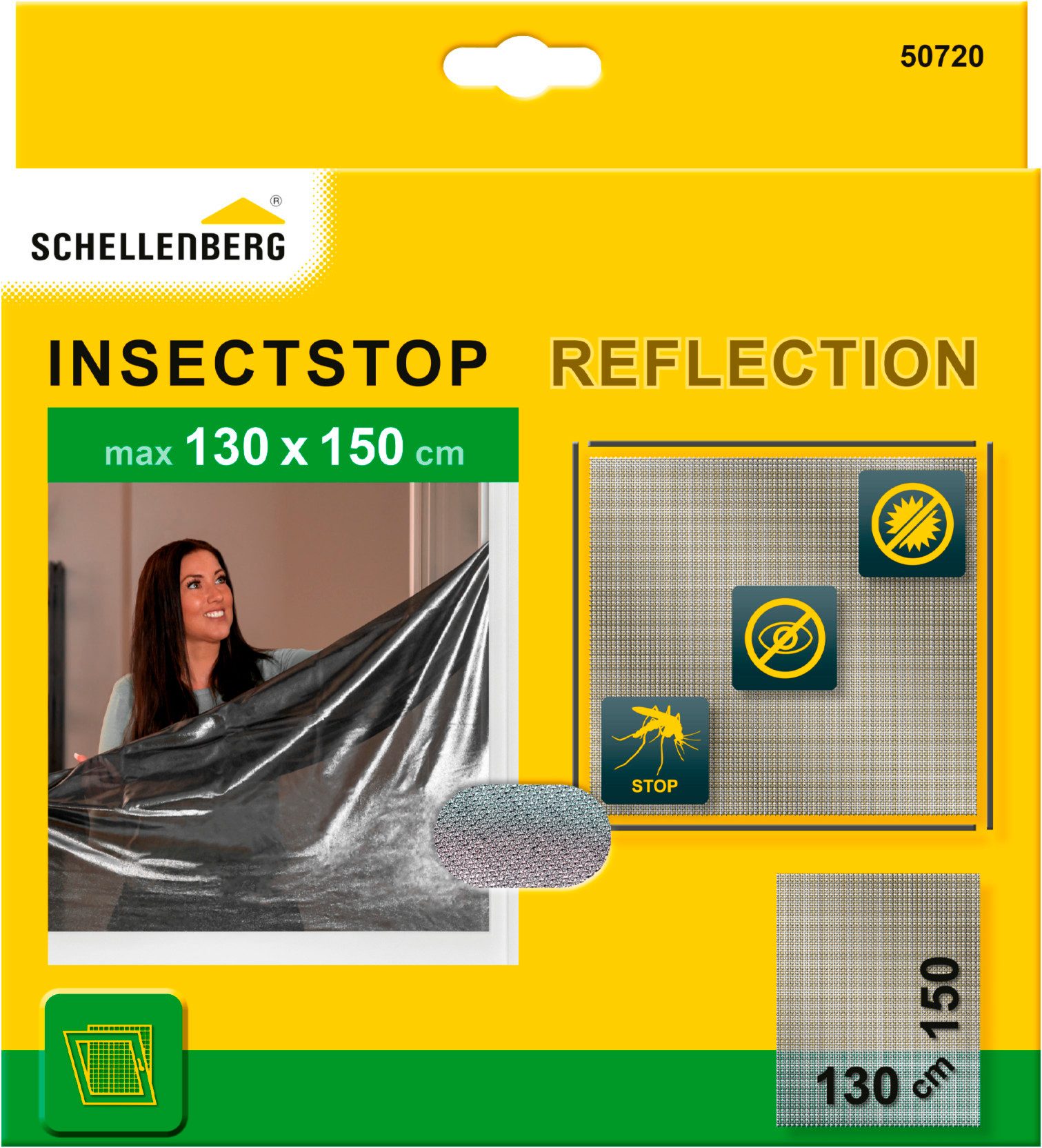 Fliegengitter-Gewebe Reflection, reflektierender Insektenschutz