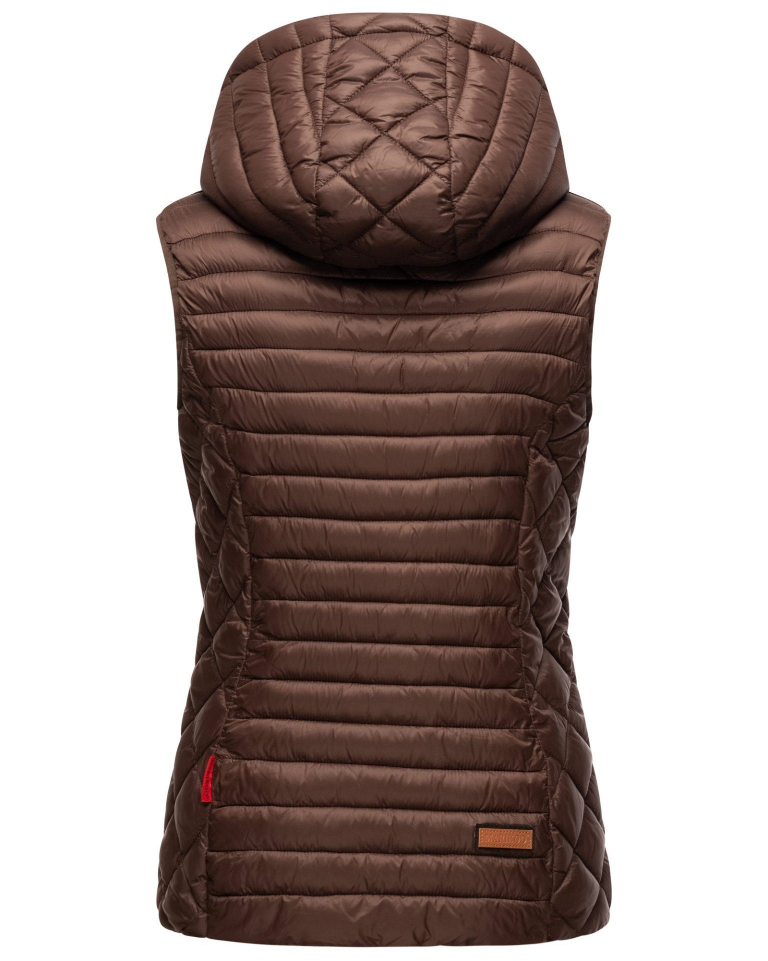 Marikoo Steppweste mit abnehmbarer Kapuze