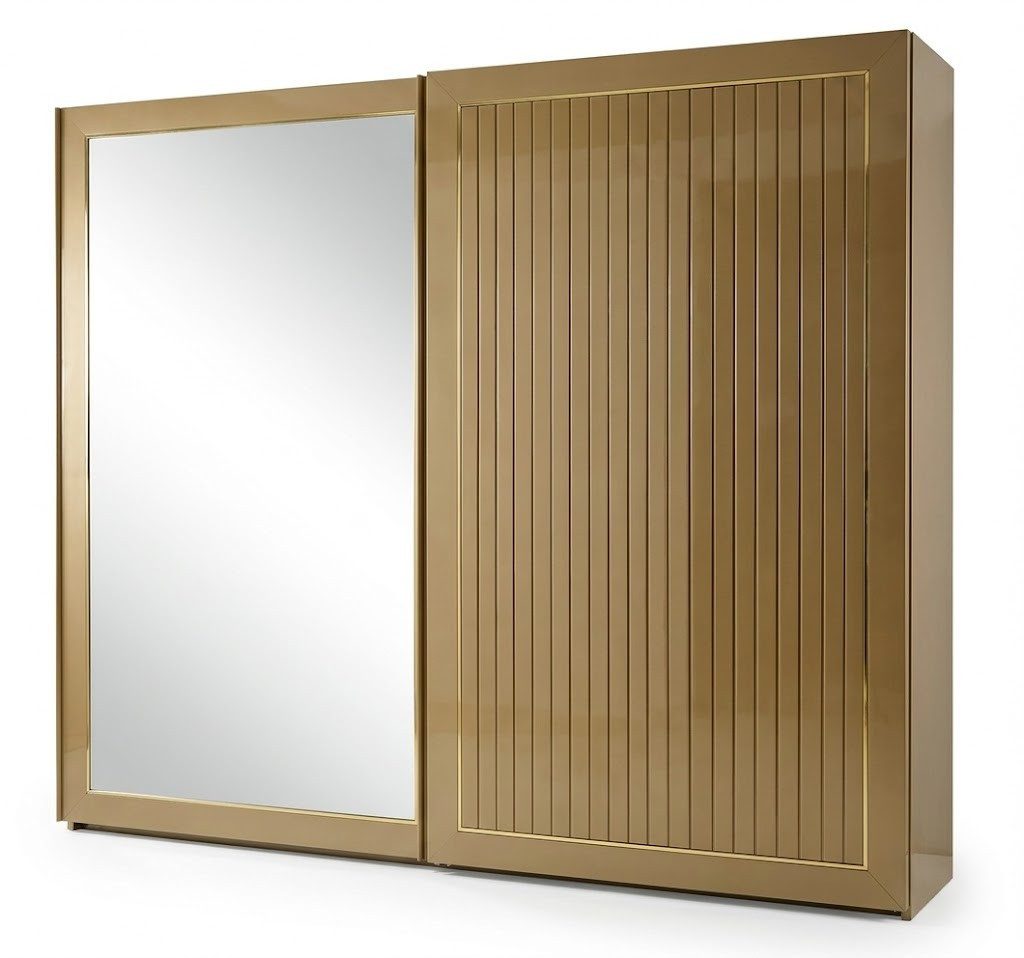 Xlmoebel Kleiderschrank Eleganter Kleiderschrank mit modernem Design und großzügigem Stauraum (1-tlg)