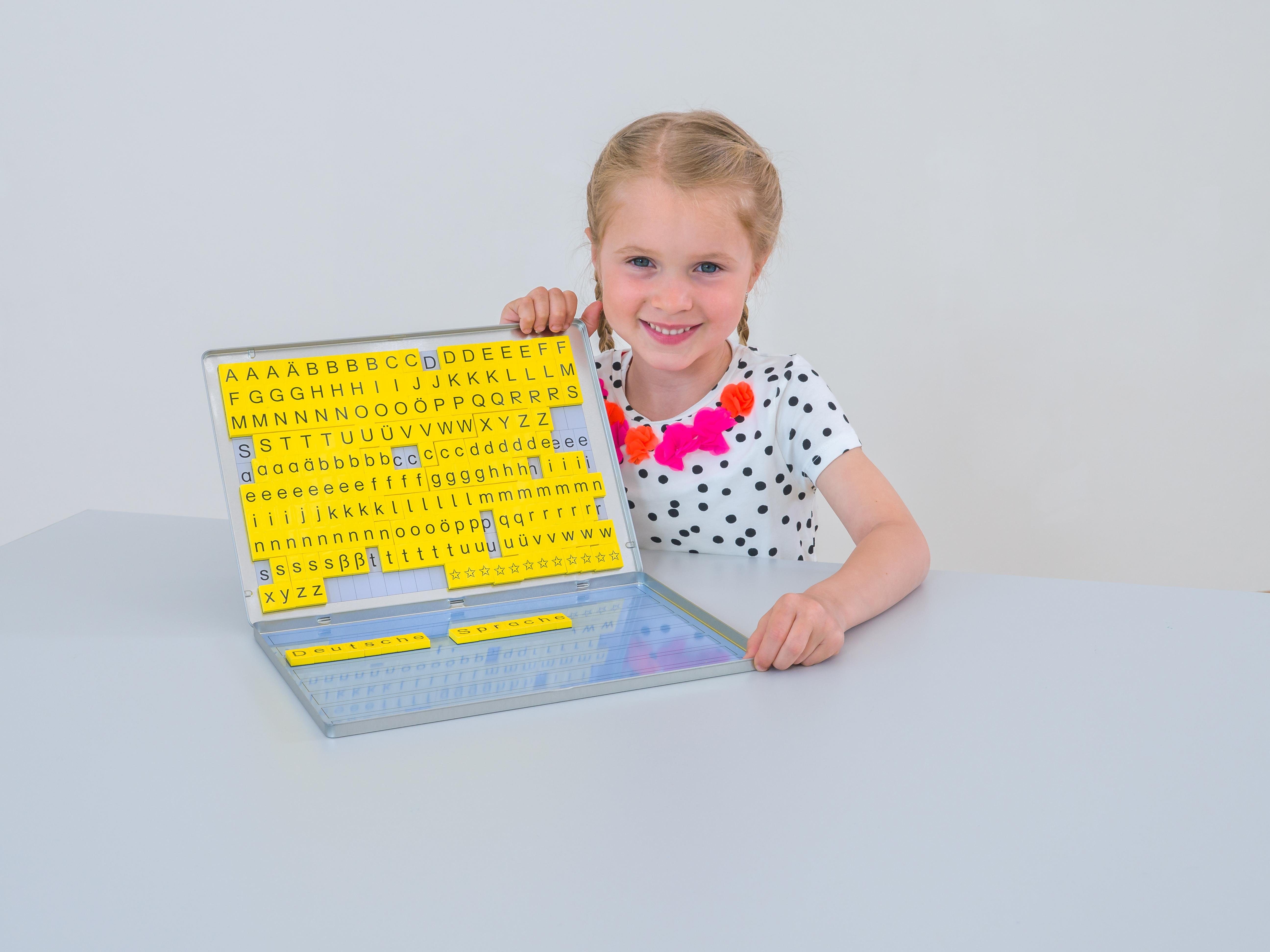 Buchstaben Betzold Kinder Lernspielzeug Lese-Magnetbox (1-St) Lesen Lernen - Lernspielzeug