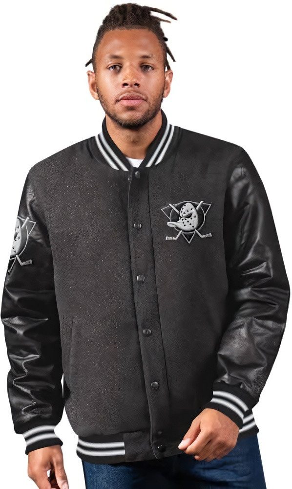 Anaheim Ducks Kurzjacke First Rounder Varsity Whool