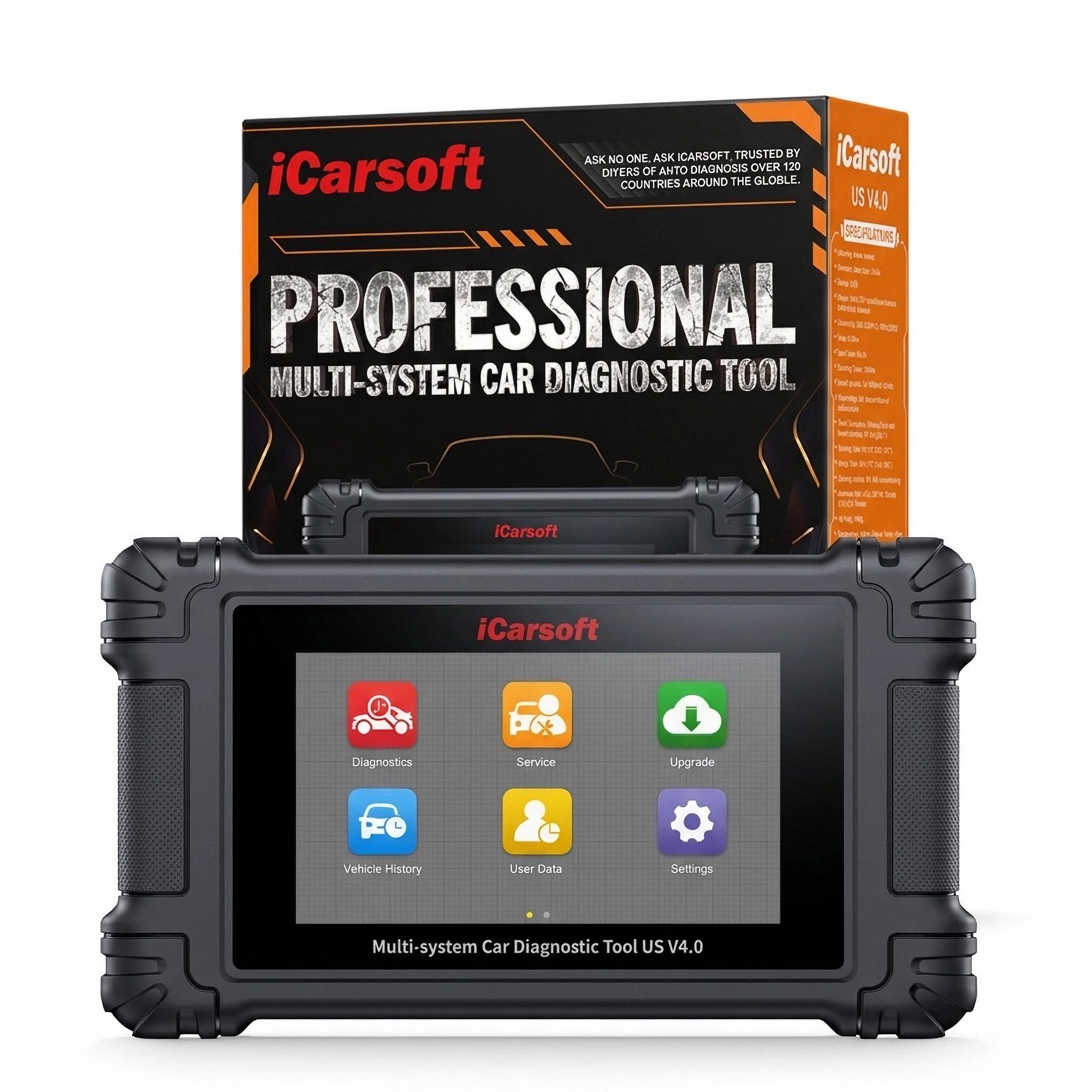 iCarsoft OBD2-Diagnosegerät US V4 OBD Scanner für Ford GM Chrysler & US-Modelle CAN-FD