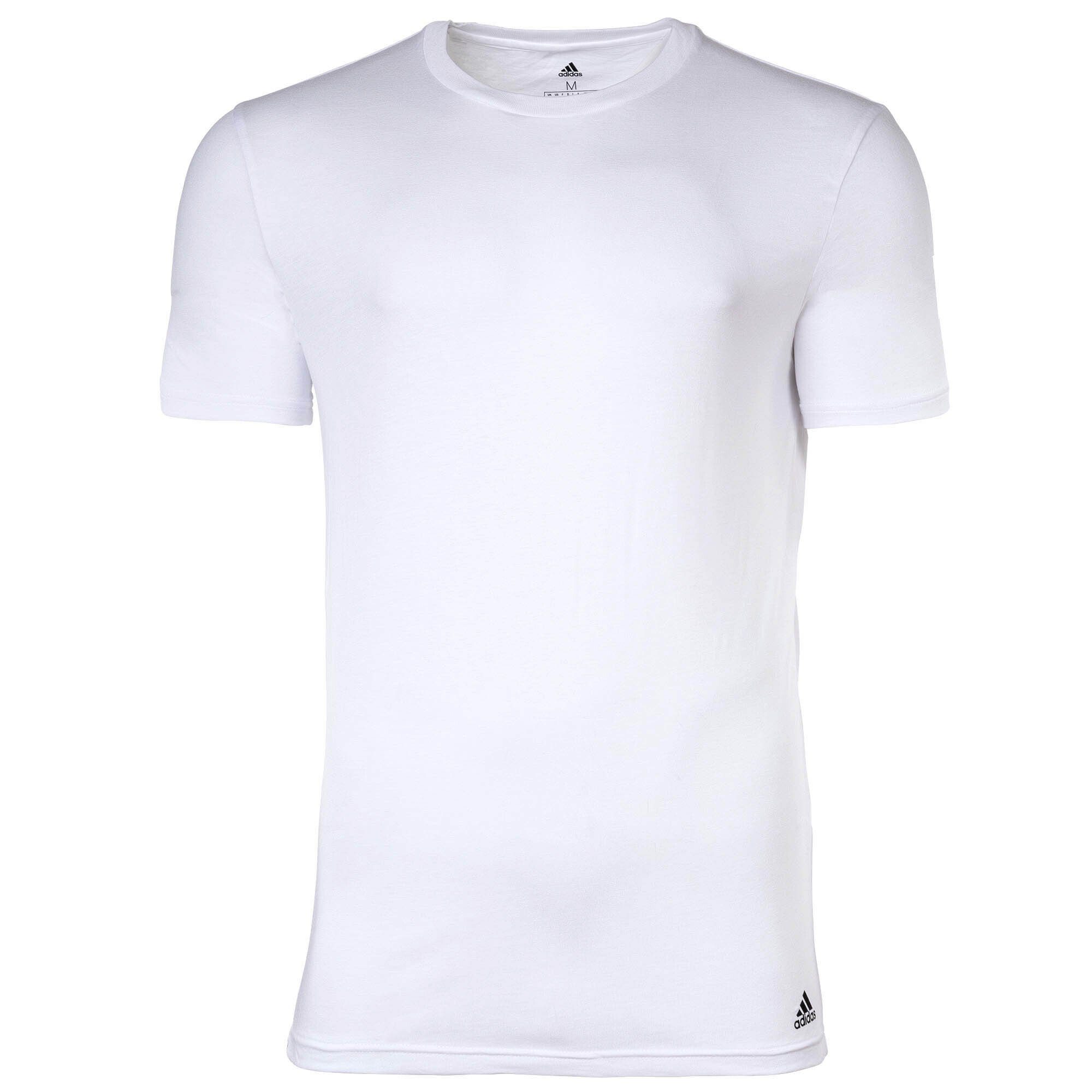 T-Shirt, Core Pack Herren - T-Shirt 6er Active Sportswear Weiß Cotton adidas