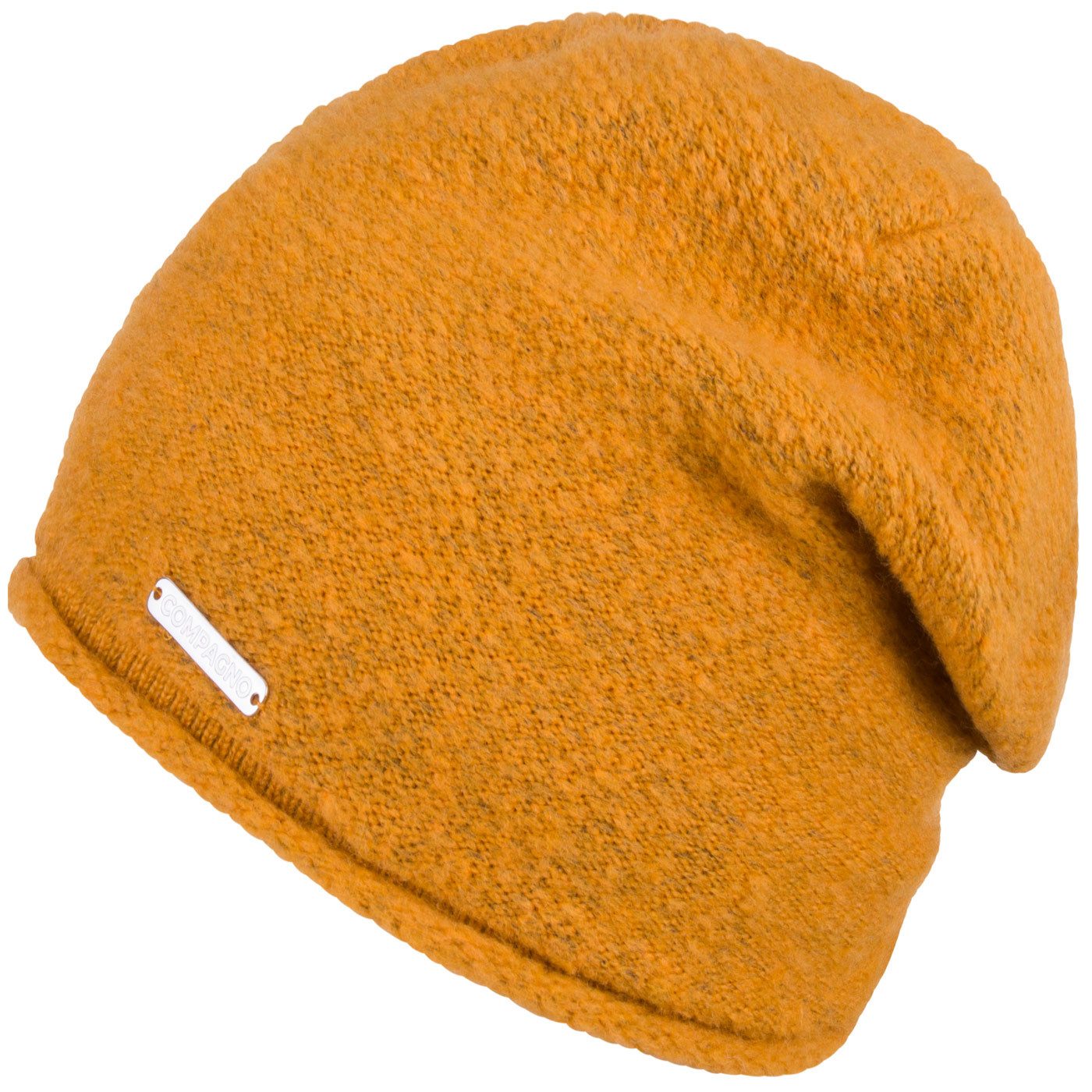 compagno Strickmütze (1-St) Klassische Beanie Wintermütze Strickmütze Damen gefüttert Fleece