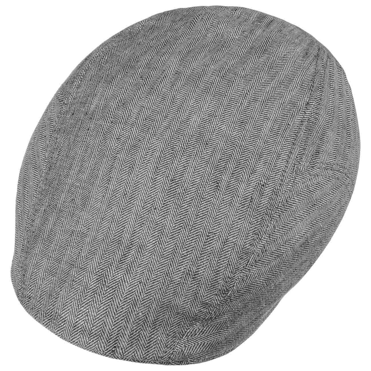 the (1-St) EU in Stetson Made Schirm, Flat grau mit Flatcap Cap