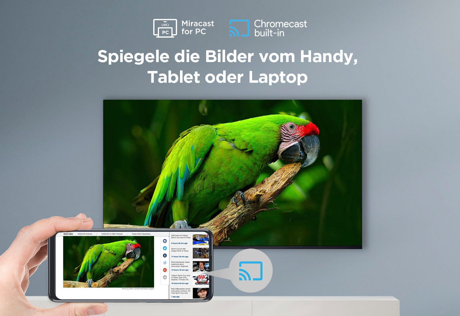 TCL 85V6BX1 LED-Fernseher (215 cm/85 Zoll, 4K Ultra HD, Android TV, Google TV, Smart-TV)