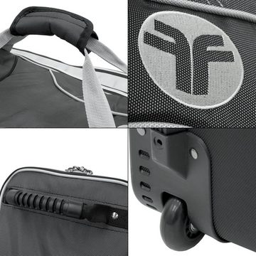ECD Germany Golftrolley Reisetasche Cart Bag Golfbag Standbag Golfreisebag Cartbag, Fast Fold Unisex 3.0 Schwarz/Silber Reißverschlusstaschen Tragegriffe