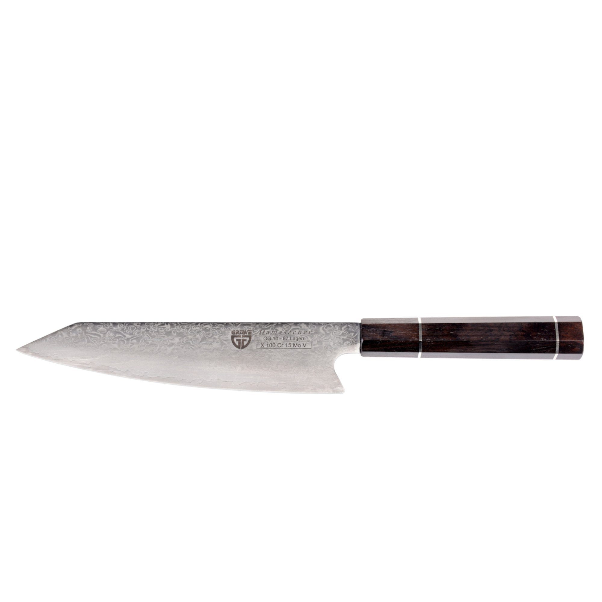 GRÄWE Damastmesser GRÄWE Kochmesser Damast 67 Lagen, 8"