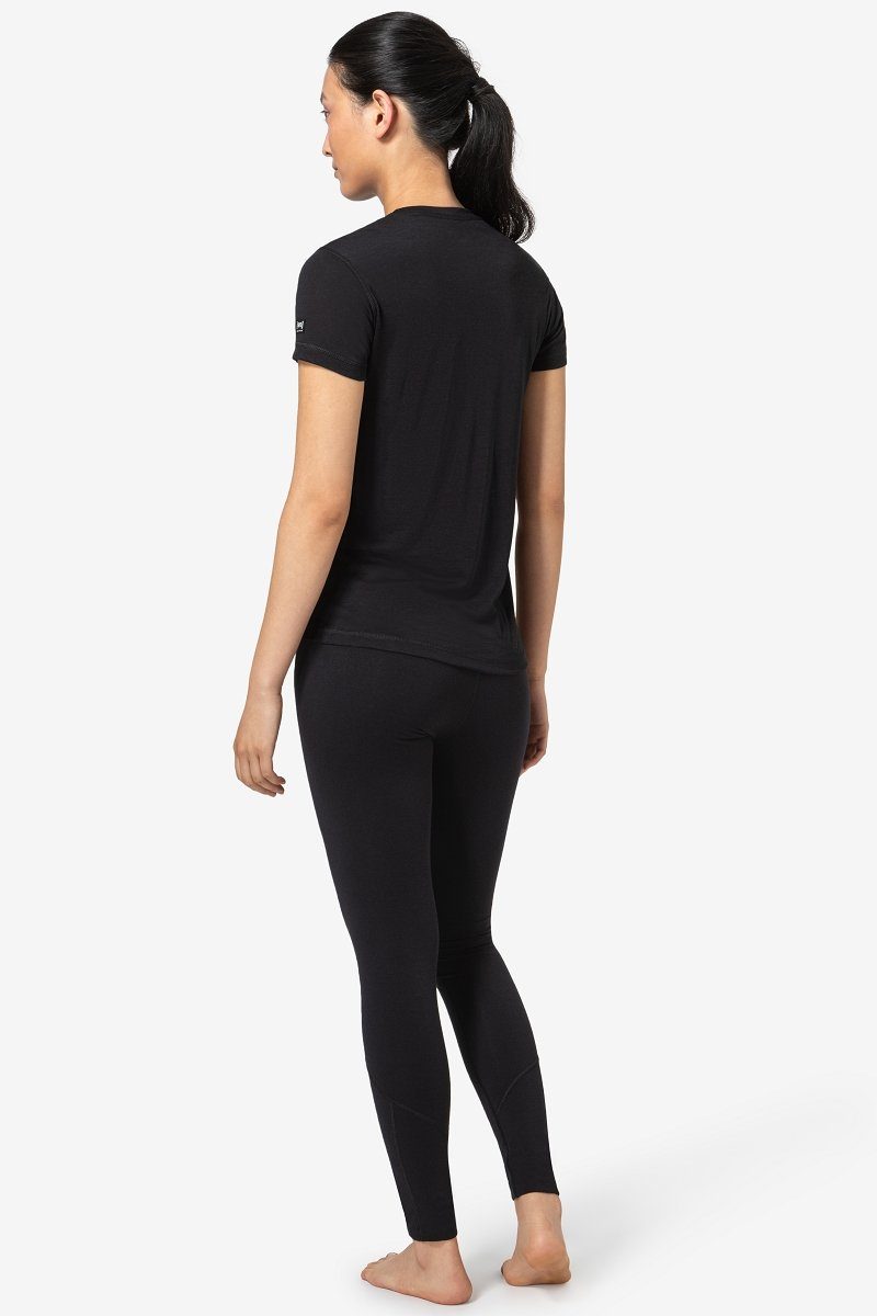 SUPER.NATURAL Thermounterhose für Damen, Merino W ARCTIC230 TIGHT funktioneller Merino-Materialmix