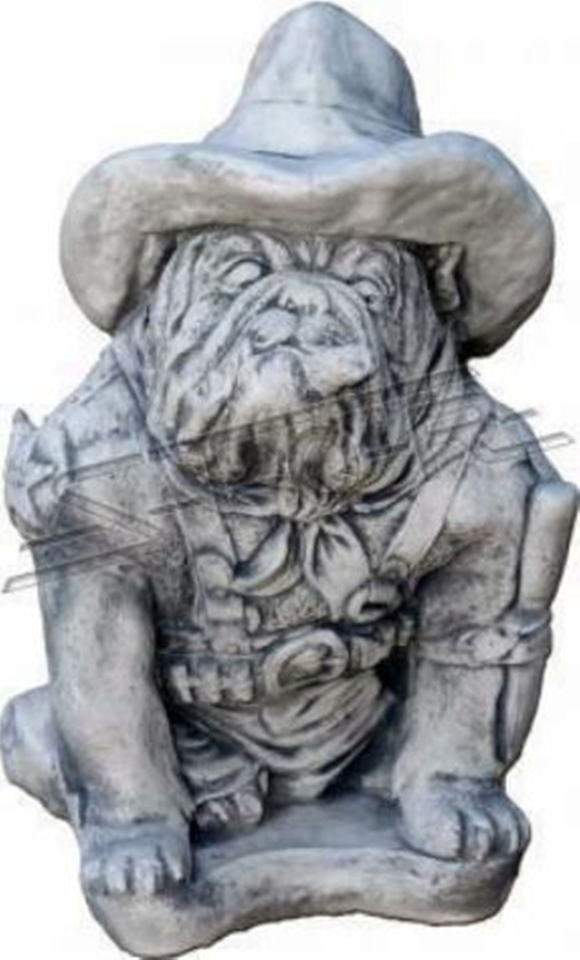JVmoebel Stein Figur Garten Hund Skulptur Terrasse Figuren Deko Dekoration
