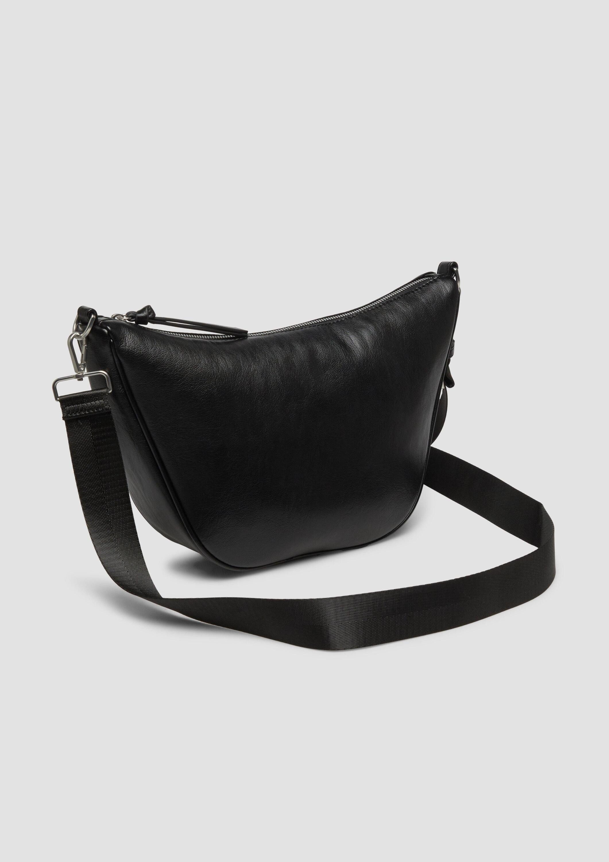 s.Oliver Schultertasche Tasche, Crossbody-Bag in Leder-Optik mit abnehmbarem Schultergurt