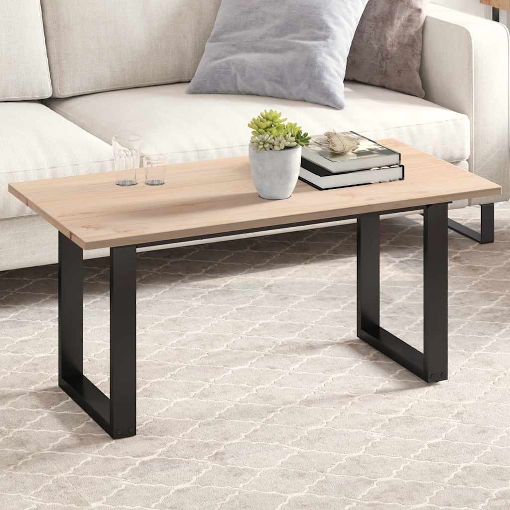 vidaXL Tischplatte Tischplatte 100x50x1,7 cm Rechteckig Massivholz Kiefer (1 St)