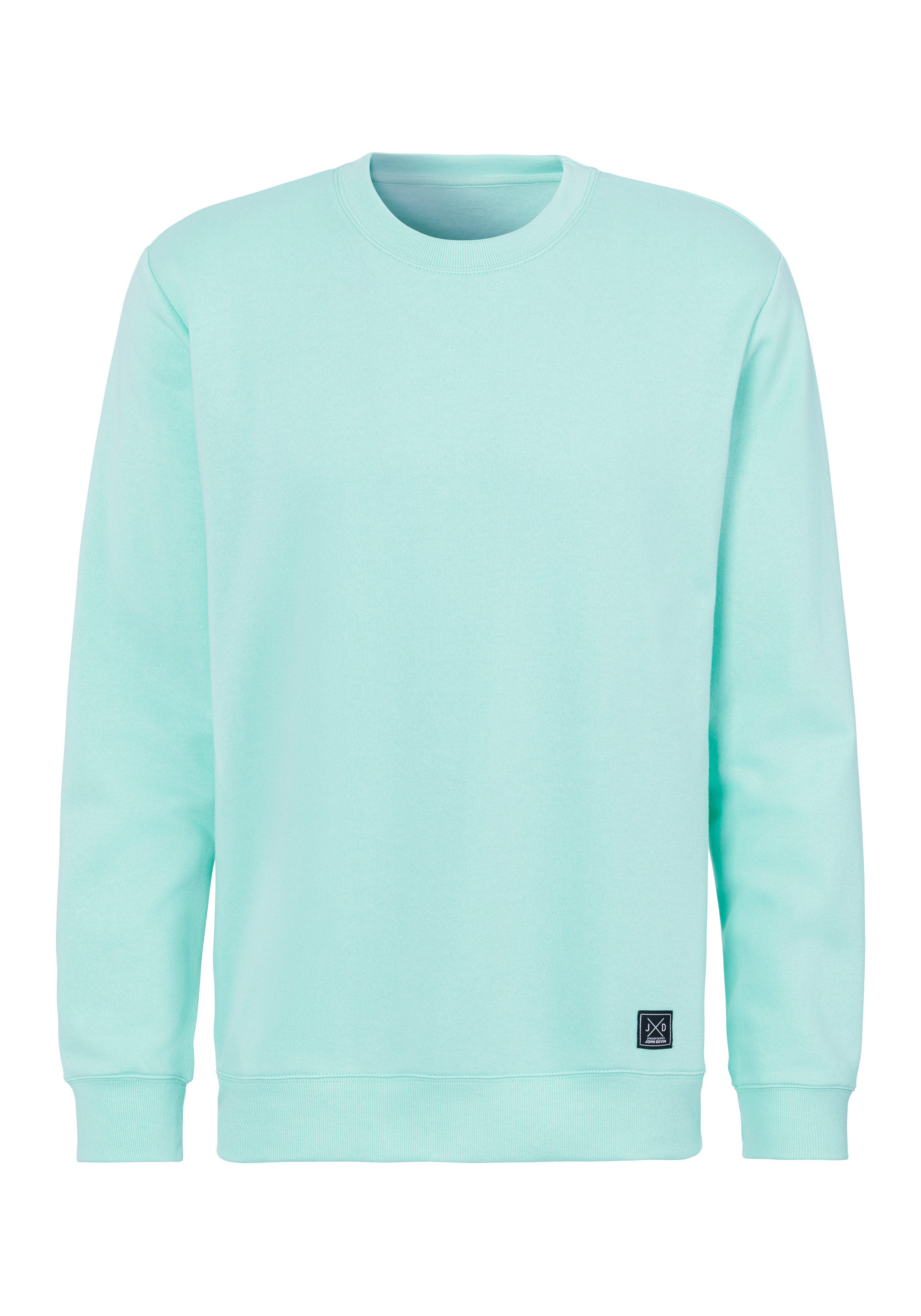 John Devin Sweatshirt, Langarm, Sweatshirt mit Rundhals, Baumwollmischung günstig online kaufen
