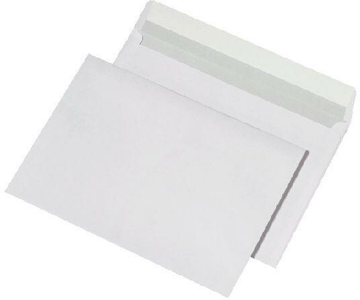 Elepa Versandtasche Briefumschläge C5 haftklebend weiß VE=500 Stück