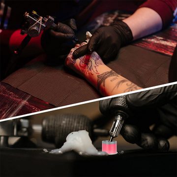 Welikera Schmuck-Tattoo 1000 Stück,Pigmentbecher für Tätowierungen,zur Aufnahme von Pigmenten