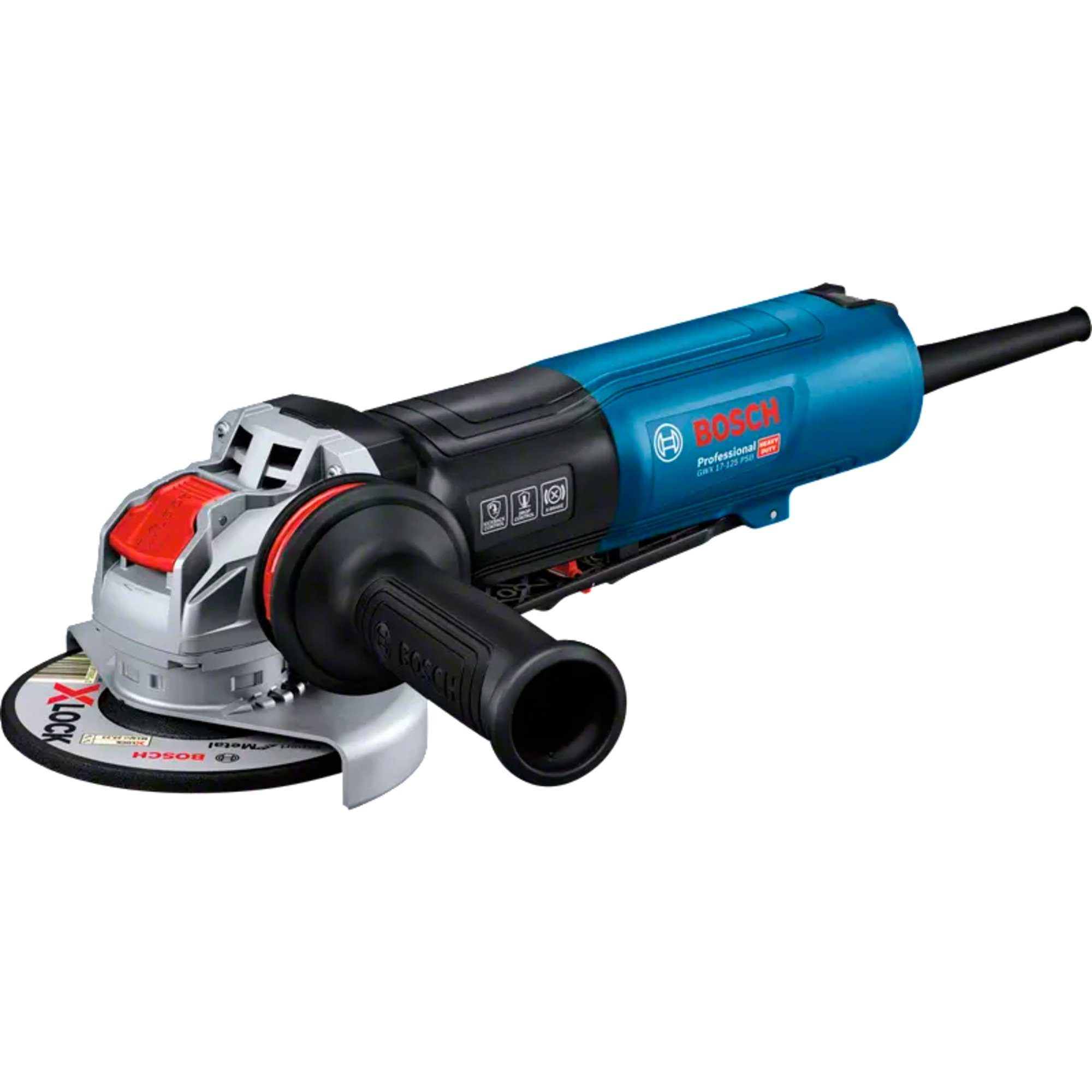 Bosch Professional Akku-Winkelschleifer GWX 17-125 PSB, max. 11500 U/min, ohne  Akku und Ladegerät, Leistung/Spannung: 1.700 Watt