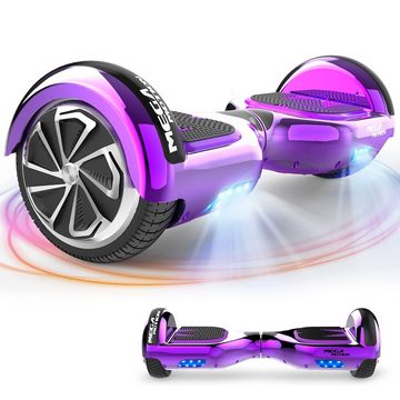 Mega Motion Balance Scooter, 13,00 km/h, Hoverboard 6.5" mit LED licht