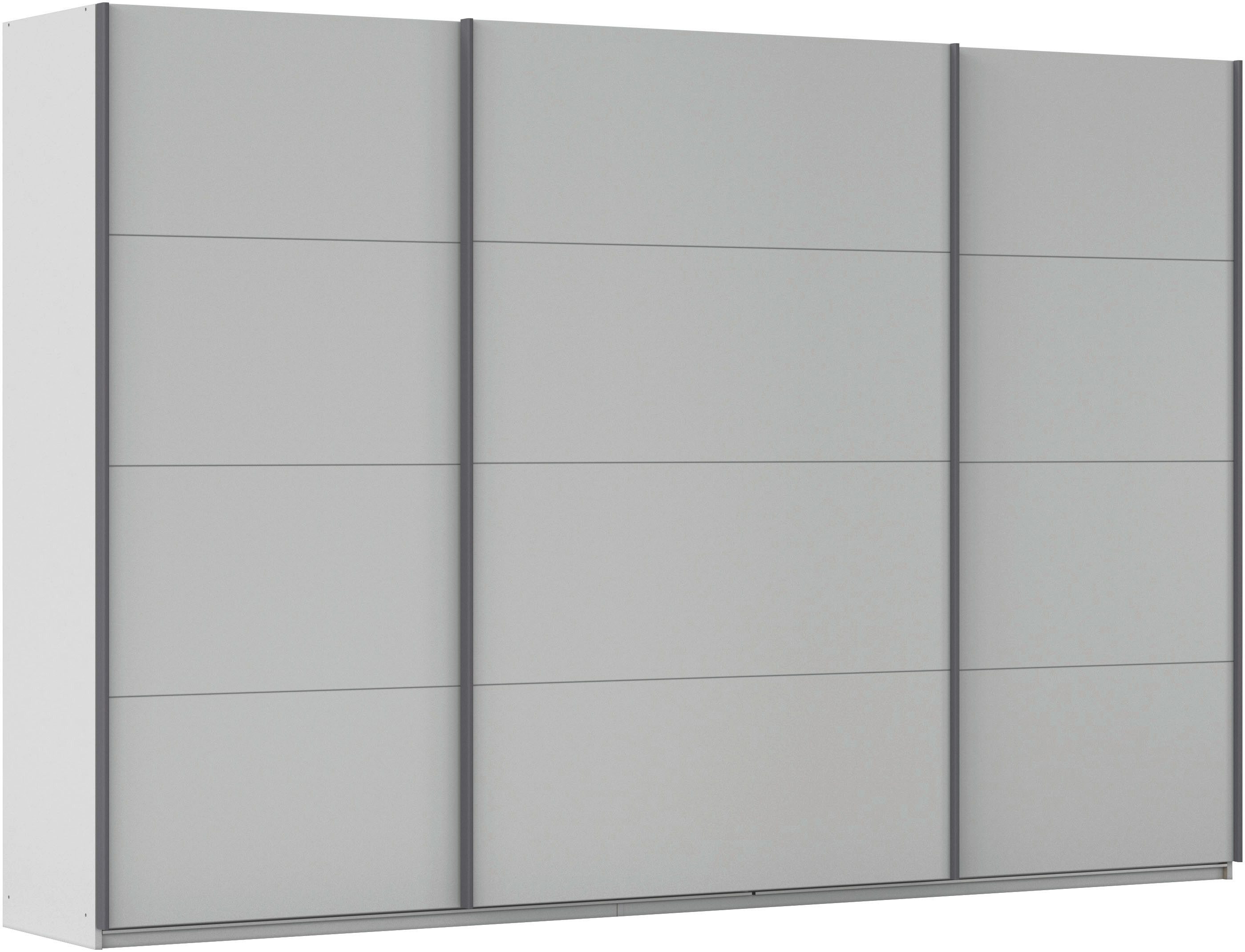 OTTO home Schwebetürenschrank Kleiderschrank Schrank Garderobe AGORDO mit Dekor- oder Hochglanzfront (Breiten 203/271/315/360 cm in drei Griff-Farben - NEU: Farbe SCHWARZ) durchdachte Innenausstattung, in 4 Breiten und 2 Höhen MADE IN GERMANY