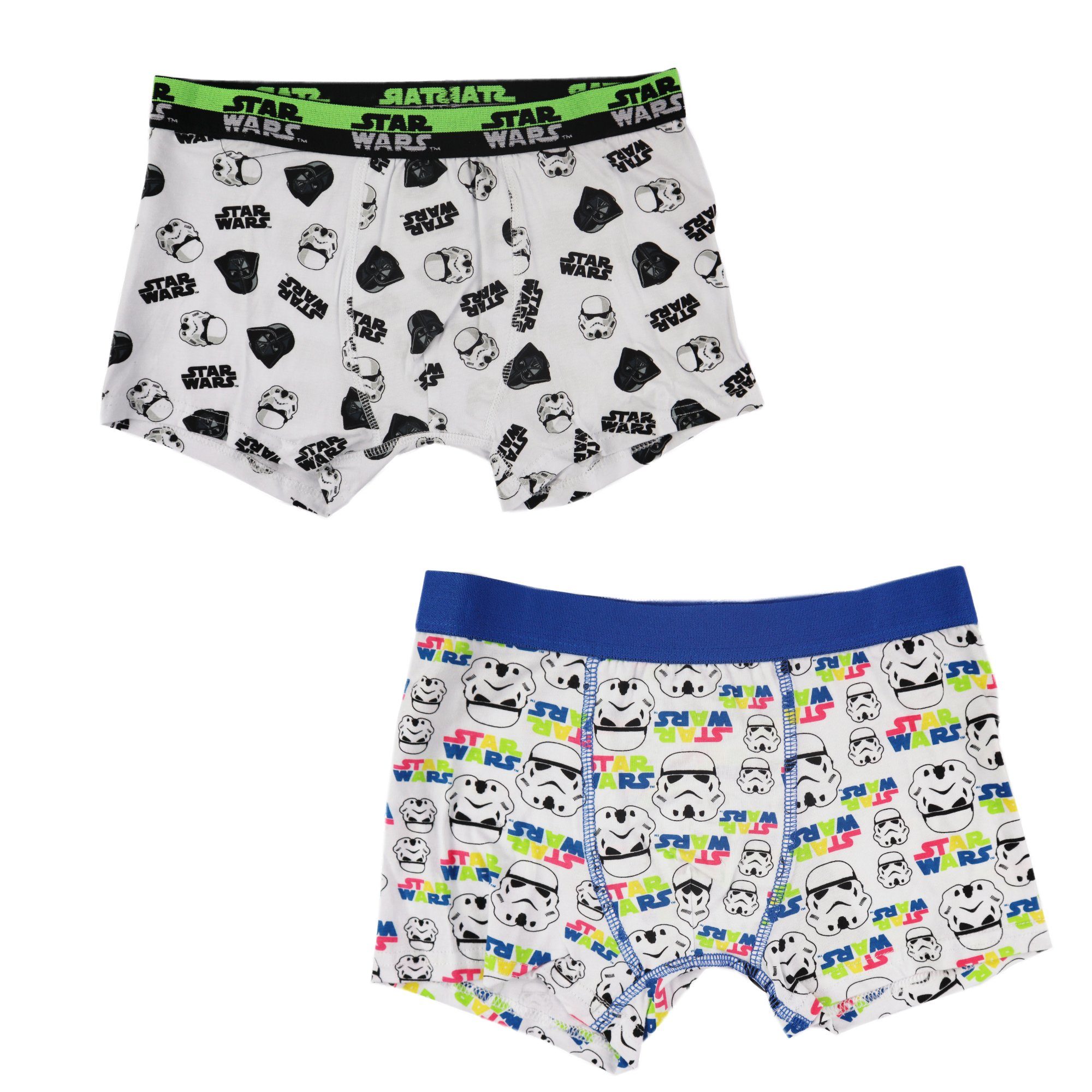 Star Wars Boxershorts Star Wars Storm Trooper Darth Vader Jungen Boxershorts 2er Pack (Spar-Set) Gr. 134 bis 164