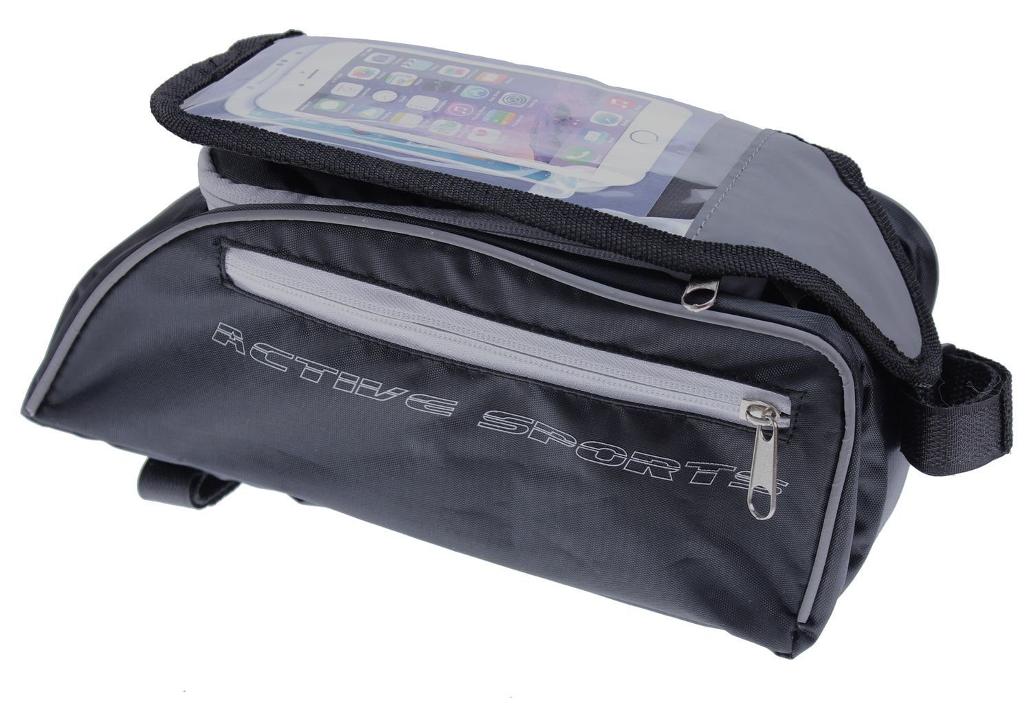 BURI Fahrradtasche Fahrradtasche Lenkertasche mit Smartphone Handy Halter Regenschutz