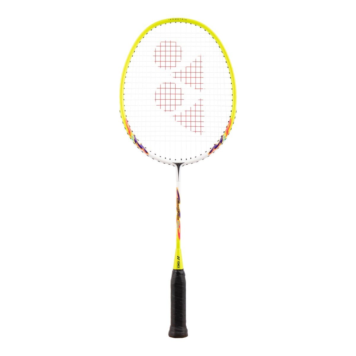 Yonex Badmintonschläger Muscle Power 2 (5-8 Jahre) gelb/weiss - besaitet