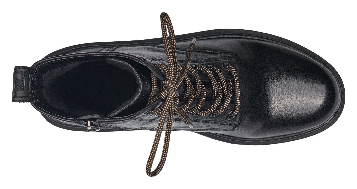 Tamaris Schnürboots, Blockabsatz, Schnürstiefelette in angesagter Used Optik. € 99,95