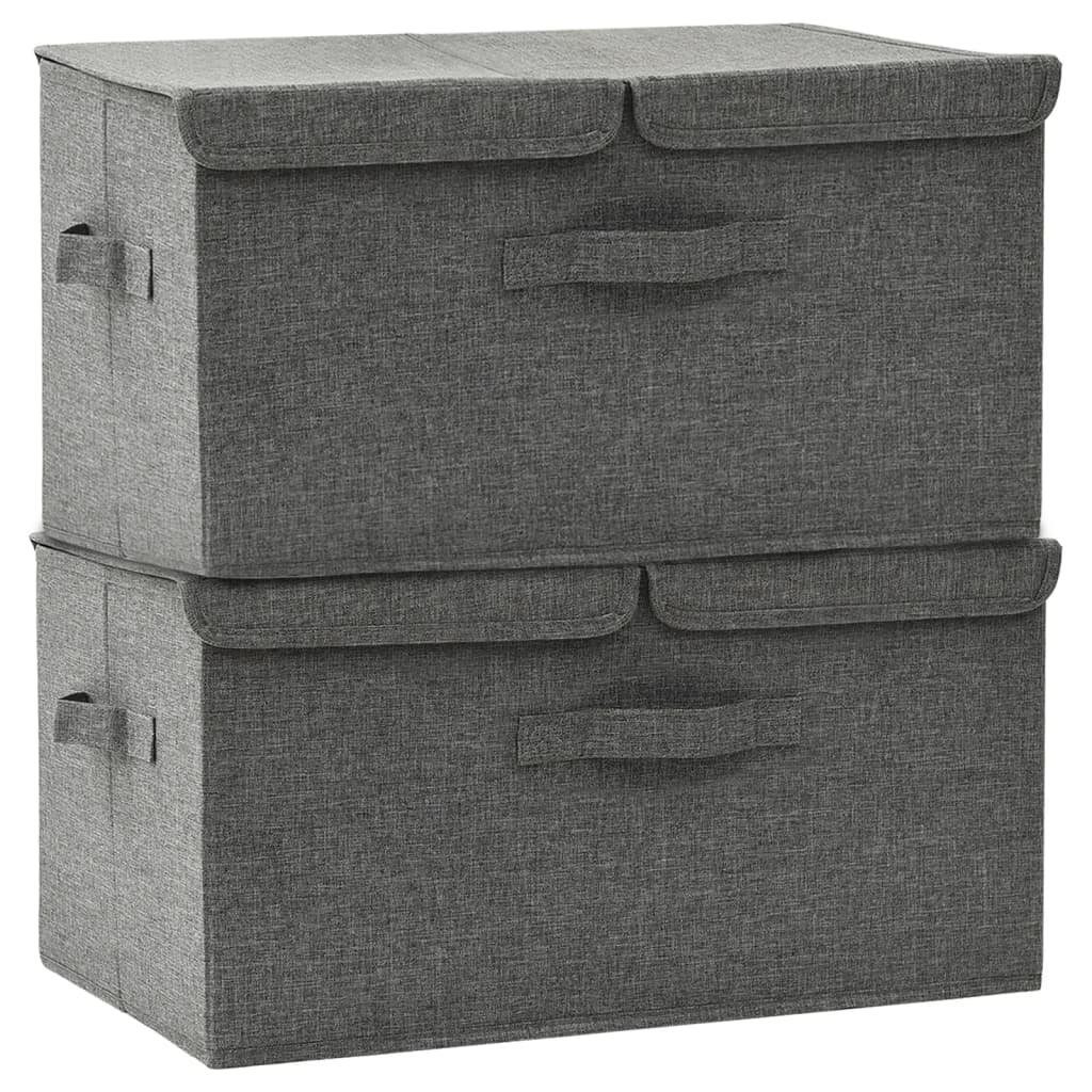 vidaXL Aufbewahrungsbox Aufbewahrungsboxen 2 Stk. Stoff günstig online kaufen
