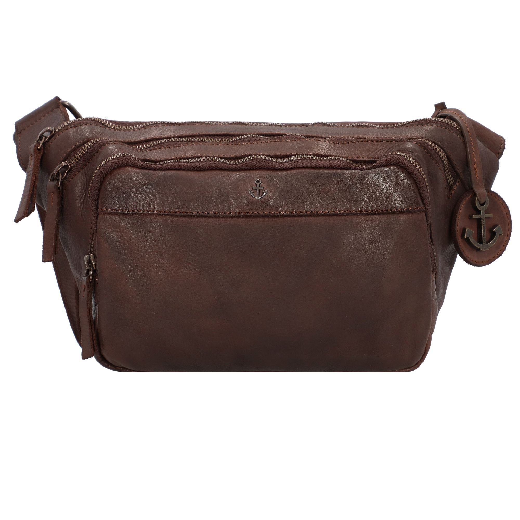 HARBOUR 2nd Umhängetasche Cool Casual, Leder chocolate brown