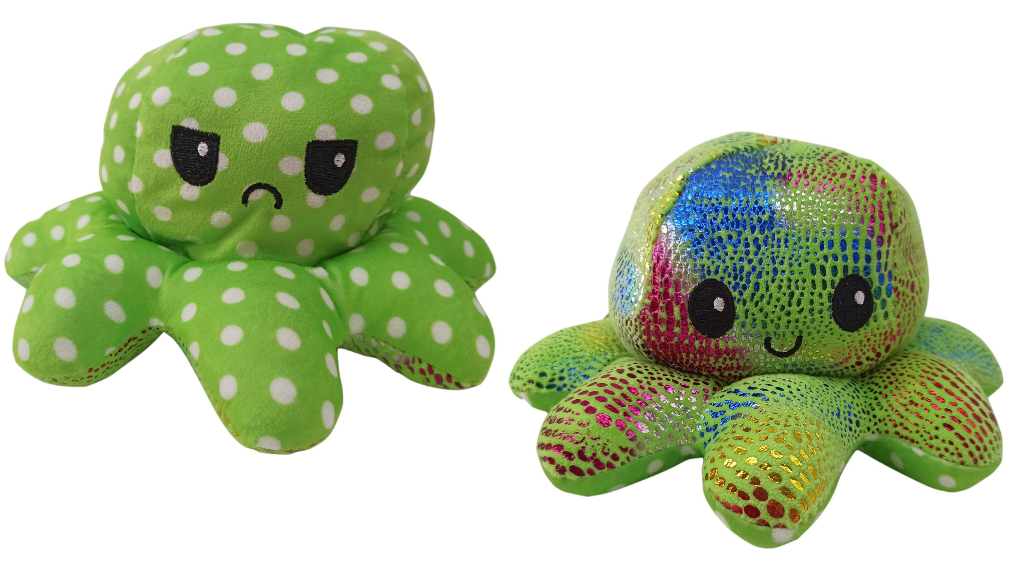 soma Kuscheltier Oktopus XXL Kuscheltier 30 cm grün Reversible Octopus