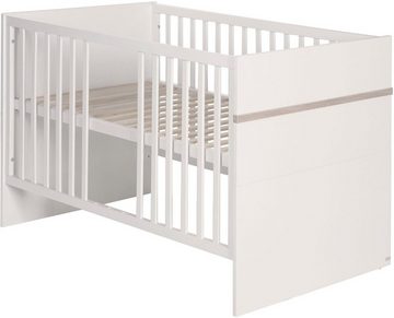 roba® Babyzimmer-Komplettset Moritz, (Set, 3-St., Kinderbett, Wickelkommode, Kleiderschrank), breit; mit Kinderbett, Schrank und Wickelkommode; Made in Europe