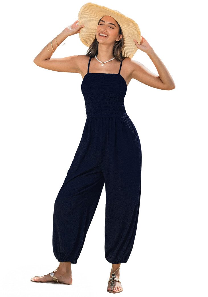 Cupshe Jumpsuit Ich brauche einen blauen Overallanzug.