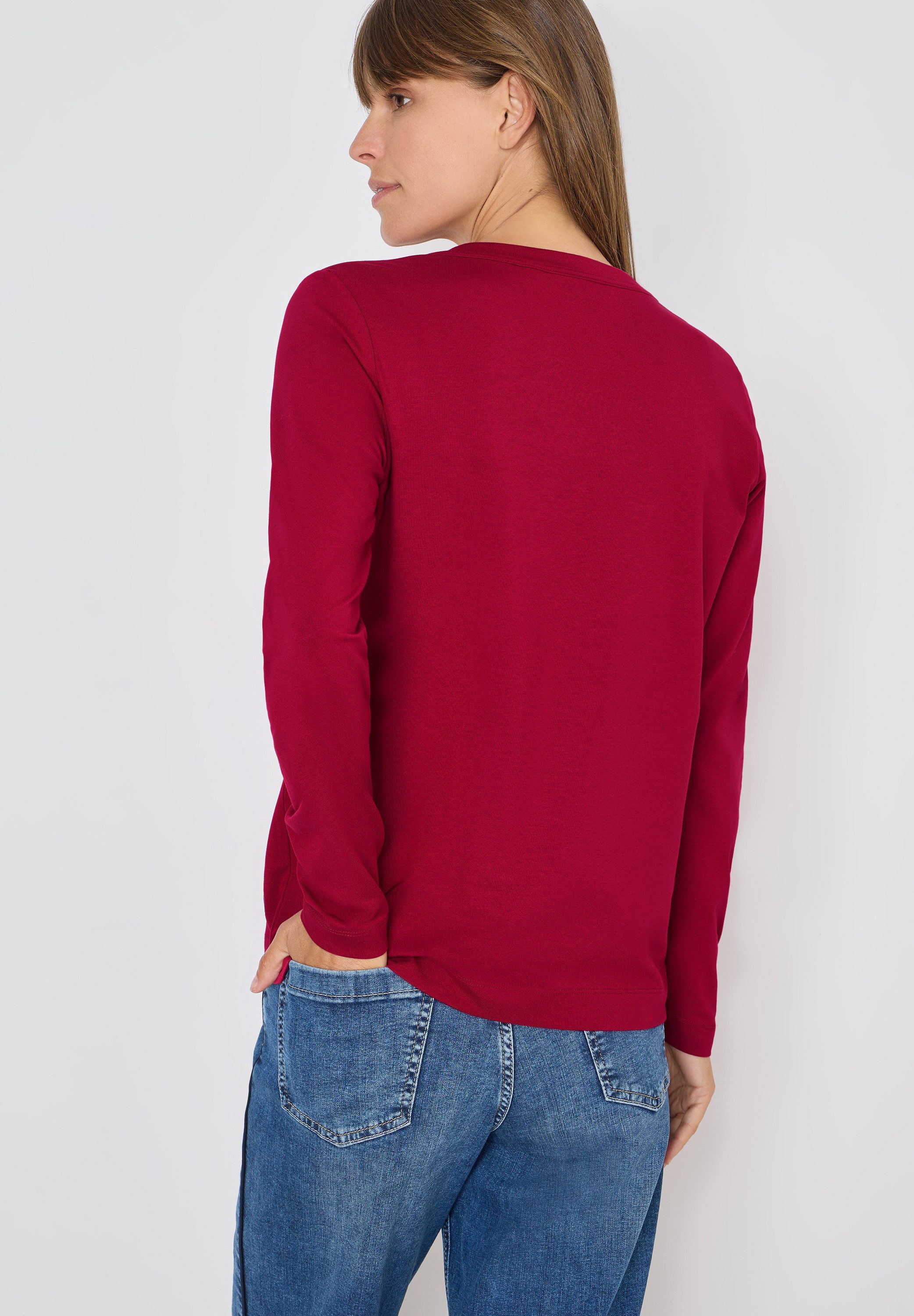 CECIL Langarmshirt im Tunika-Look günstig online kaufen