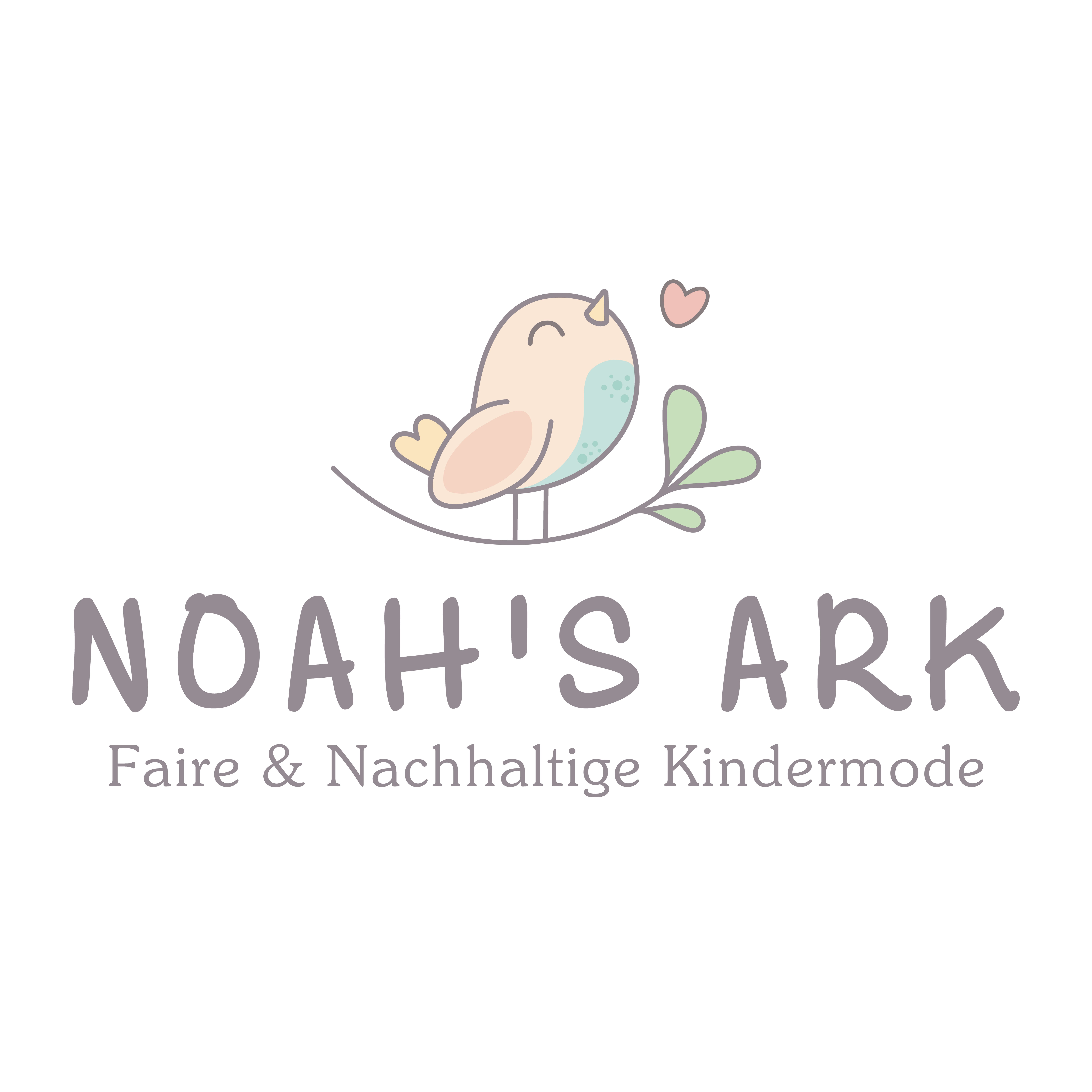 Sweatshirt Noah's 100% in Baumwolle Kinder Ark Baumwolle, aus Pullover für Unifarben Flieder