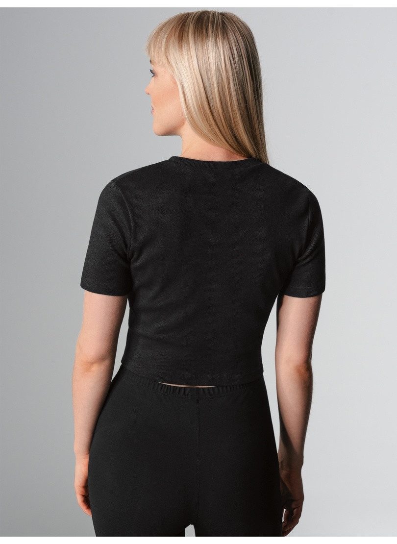Trigema T-Shirt TRIGEMA Modisches Crop-Top (1-tlg)