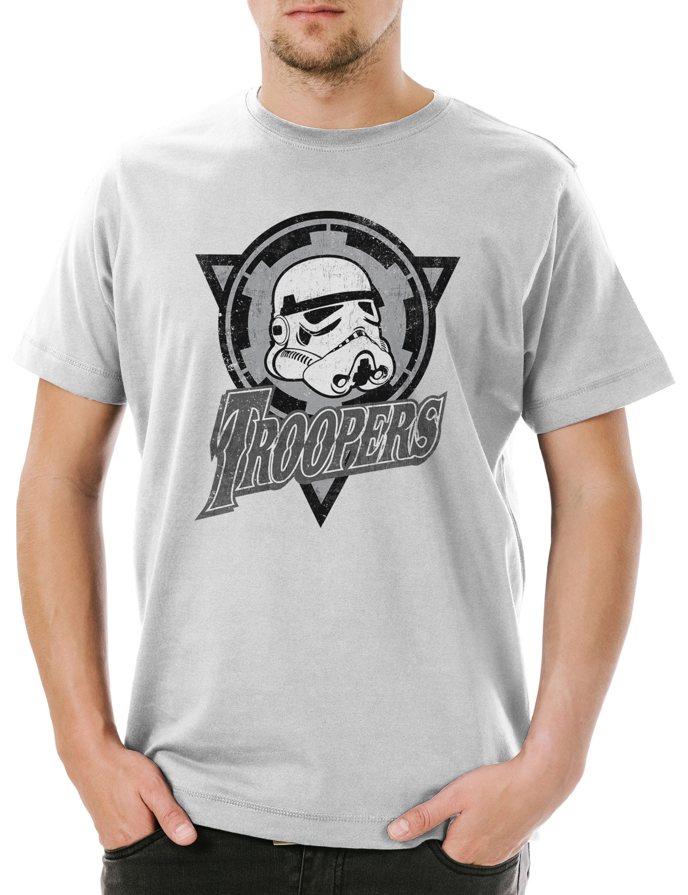 Urban Backwoods Print-Shirt Troopers Logo Herren günstig online kaufen