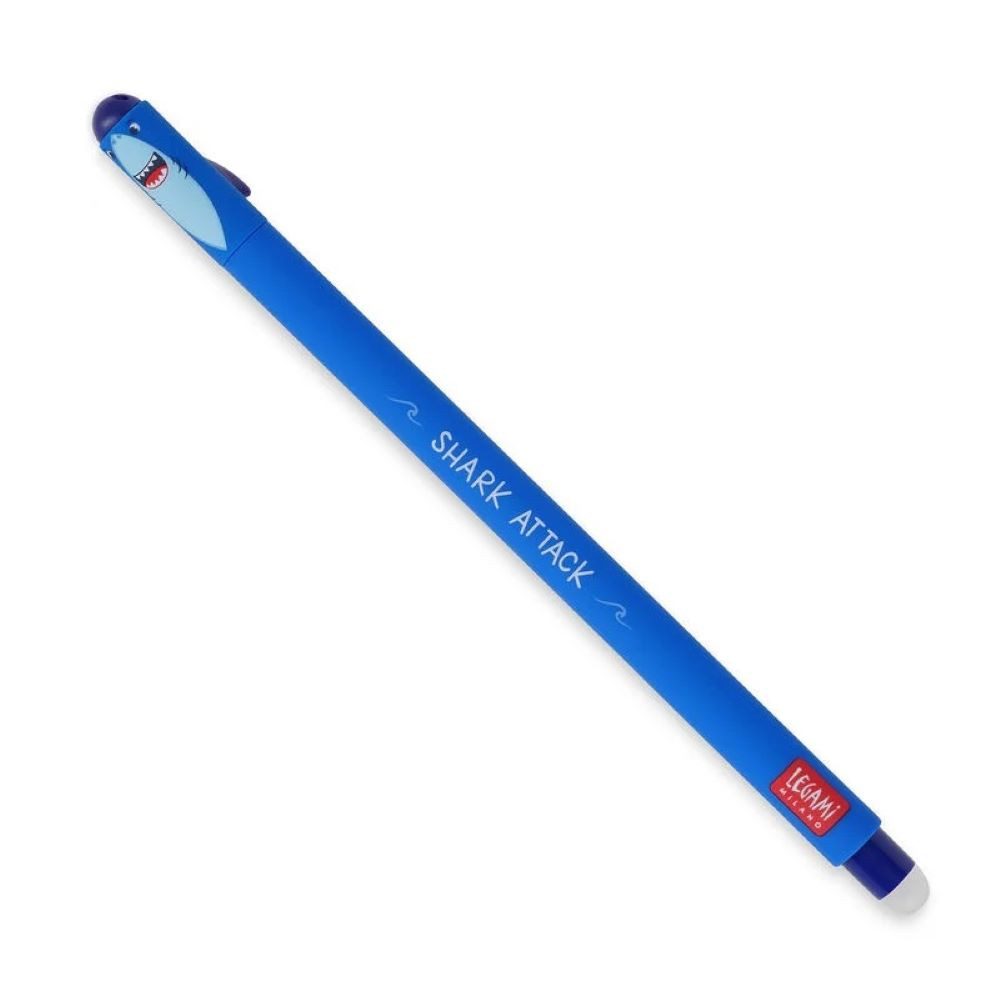 Legami Gelroller Erasable Gel Pen Hai 15 cm blau